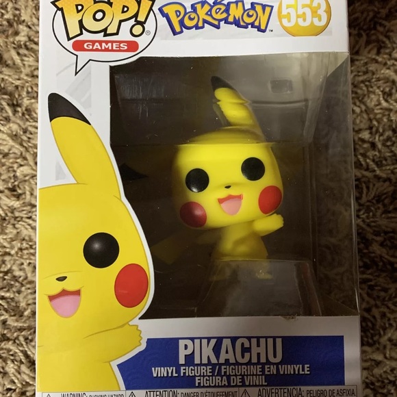 Pop! Games Pokemon 553 Pikachu Vinyl Figure NIB